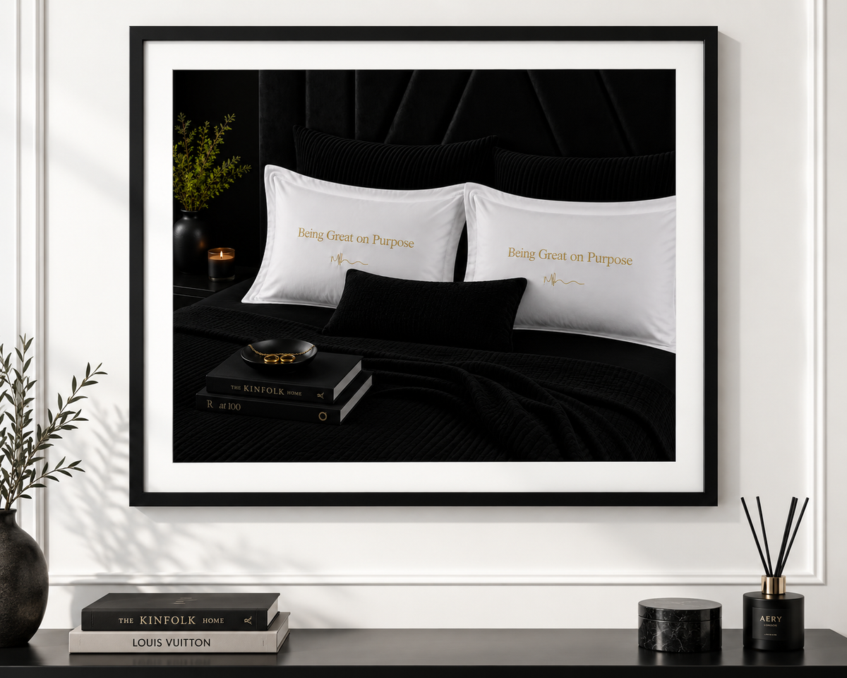 Being great on purpose art work frame