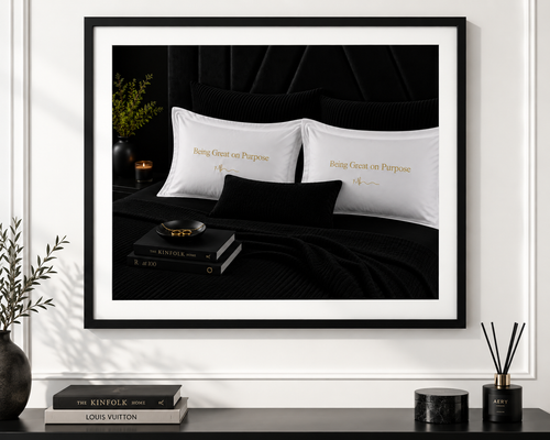 Being great on purpose art work frame