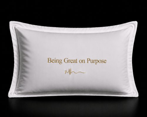 Being great on purpose pillowcase set 