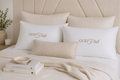 God First White Luxury Pillowcase Set main