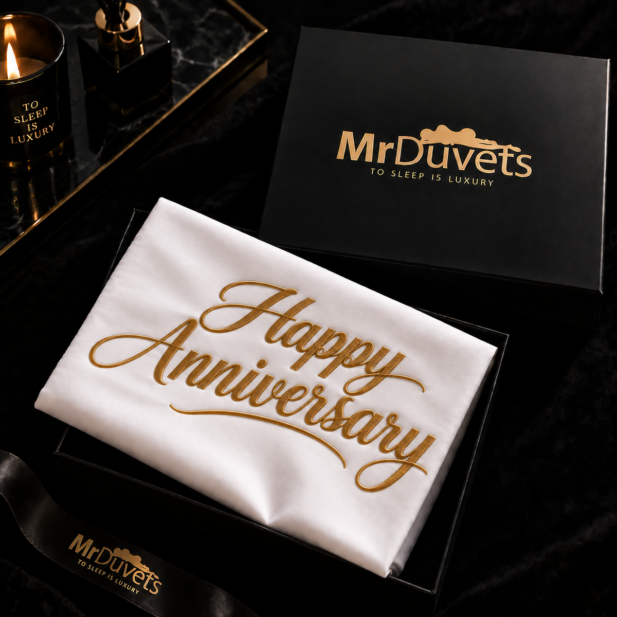 Happy Anniversary Pillowcase Set main