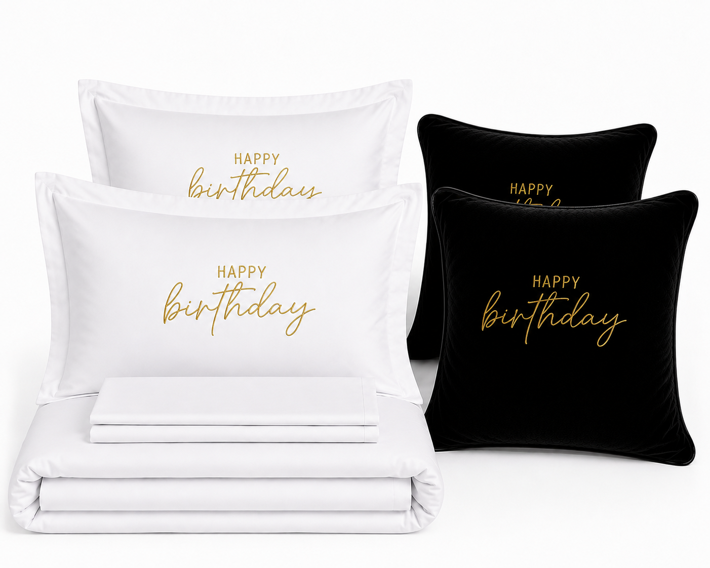Happy Birthday Luxury Bedding Set