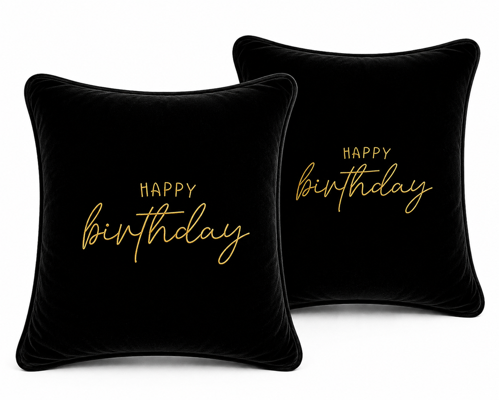 Happy Birthday Luxury Cushion 