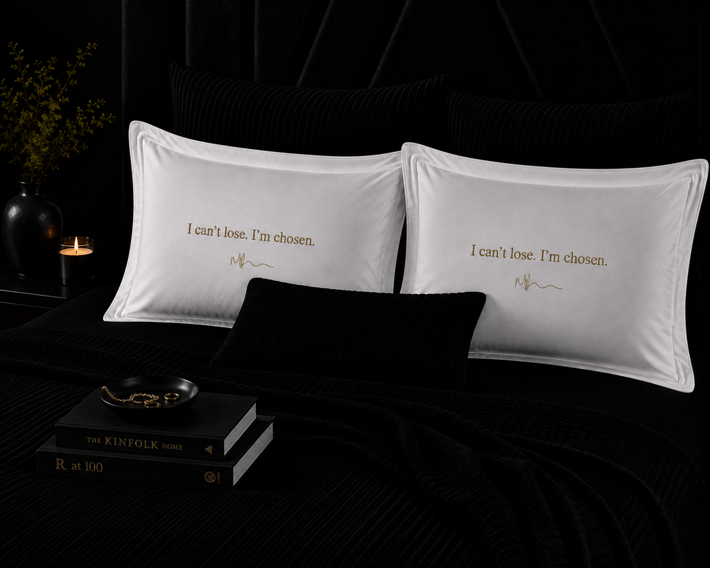 I can't lose I'm chosen pillowcase set NEW