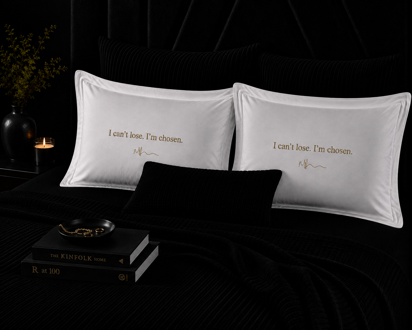 I can't lose I'm chosen pillowcase set NEW