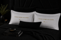 I choose courage over comfort pillowcase set main