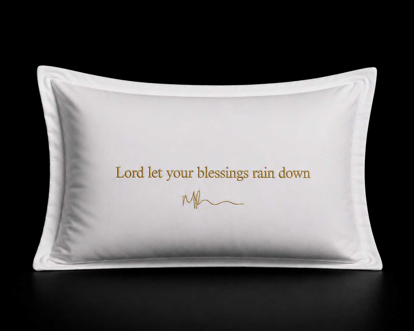 Lord let your blessing rain down pillowcase set