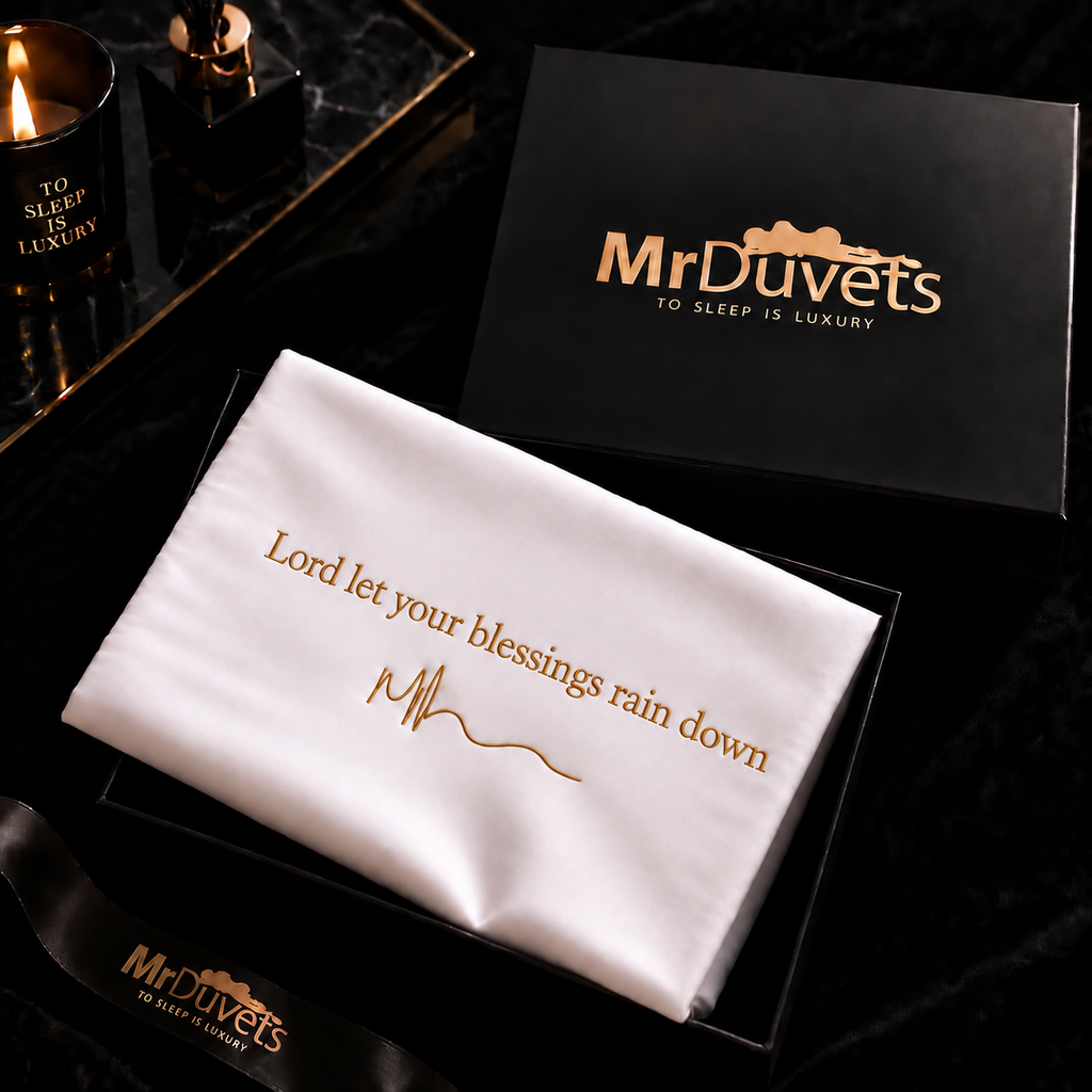 Lord let your blessing rain down pillowcase set main