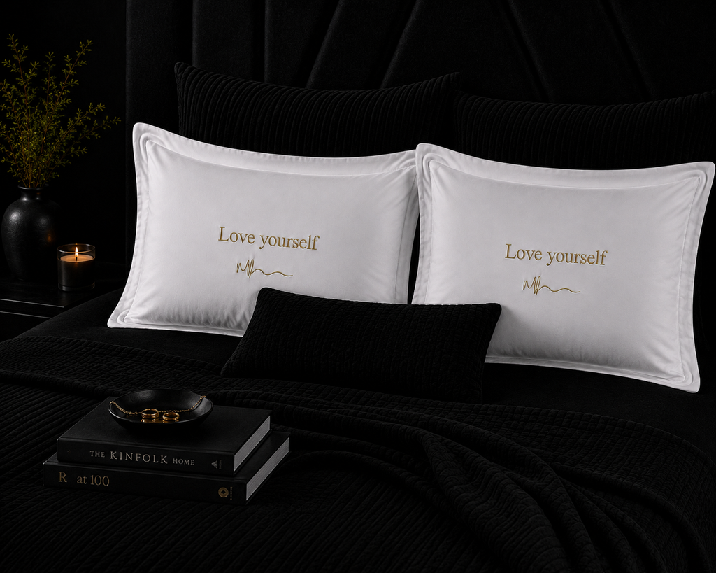 Love yourself pillowcase set NEW