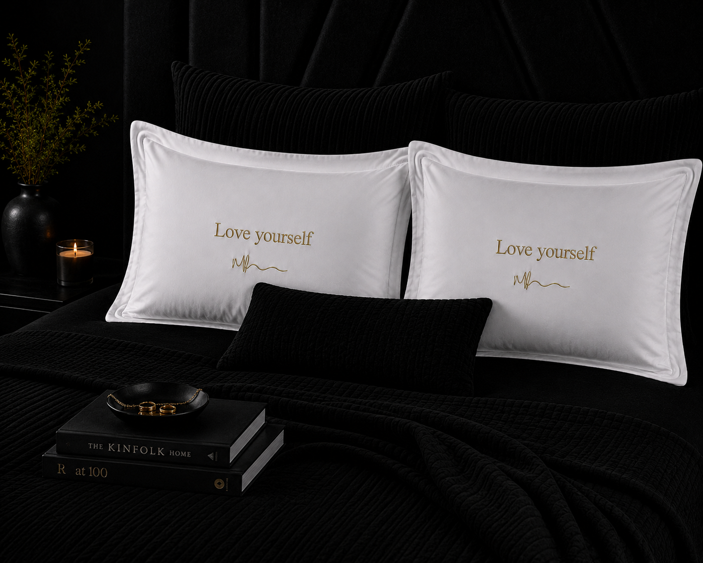 Love yourself pillowcase set NEW