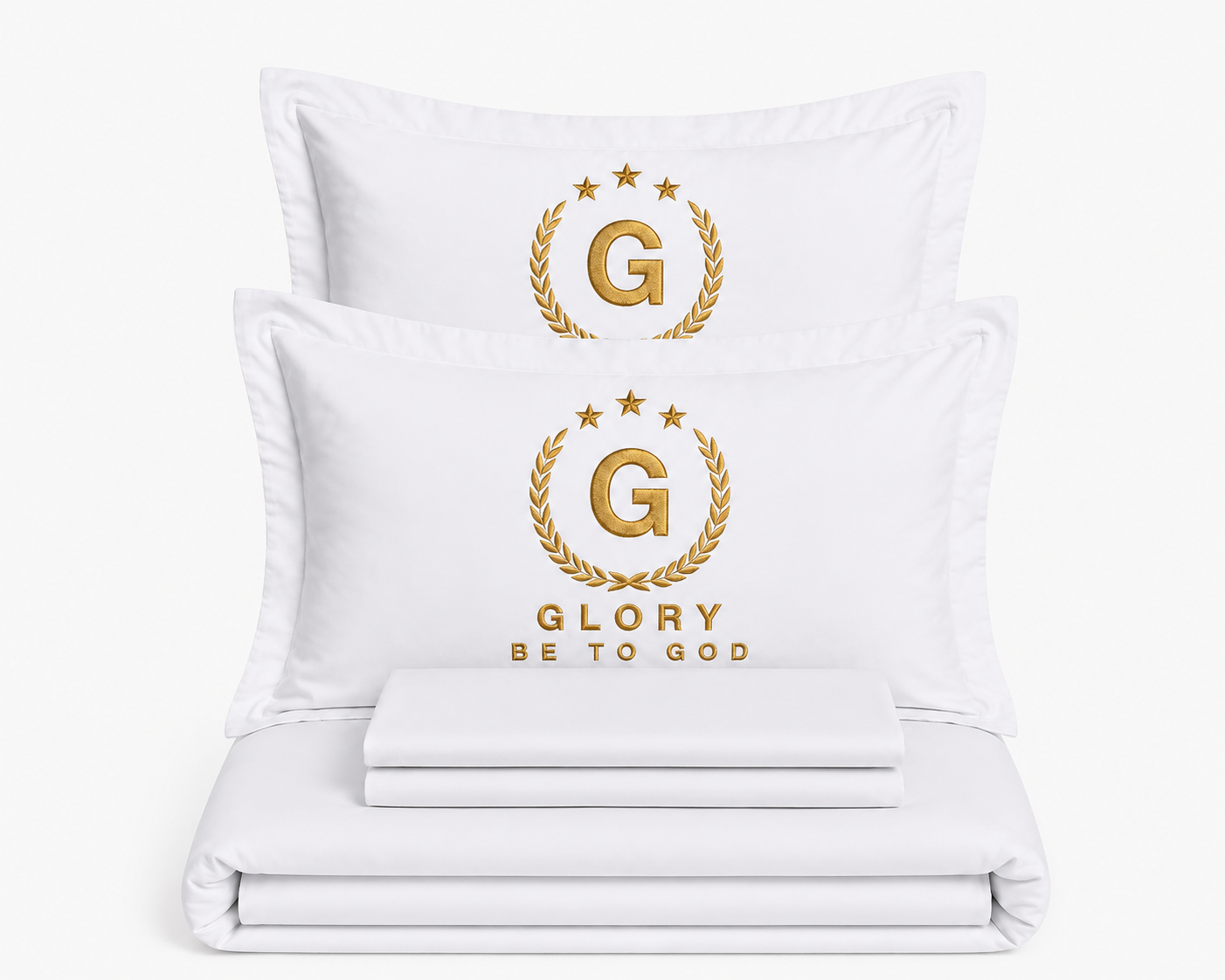 Luxury Glory Be To GOD Bedding Set
