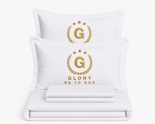 Luxury Glory Be To GOD Bedding Set