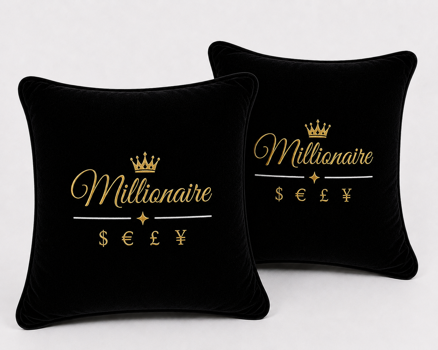 Millionaire Currency Luxury Cushions