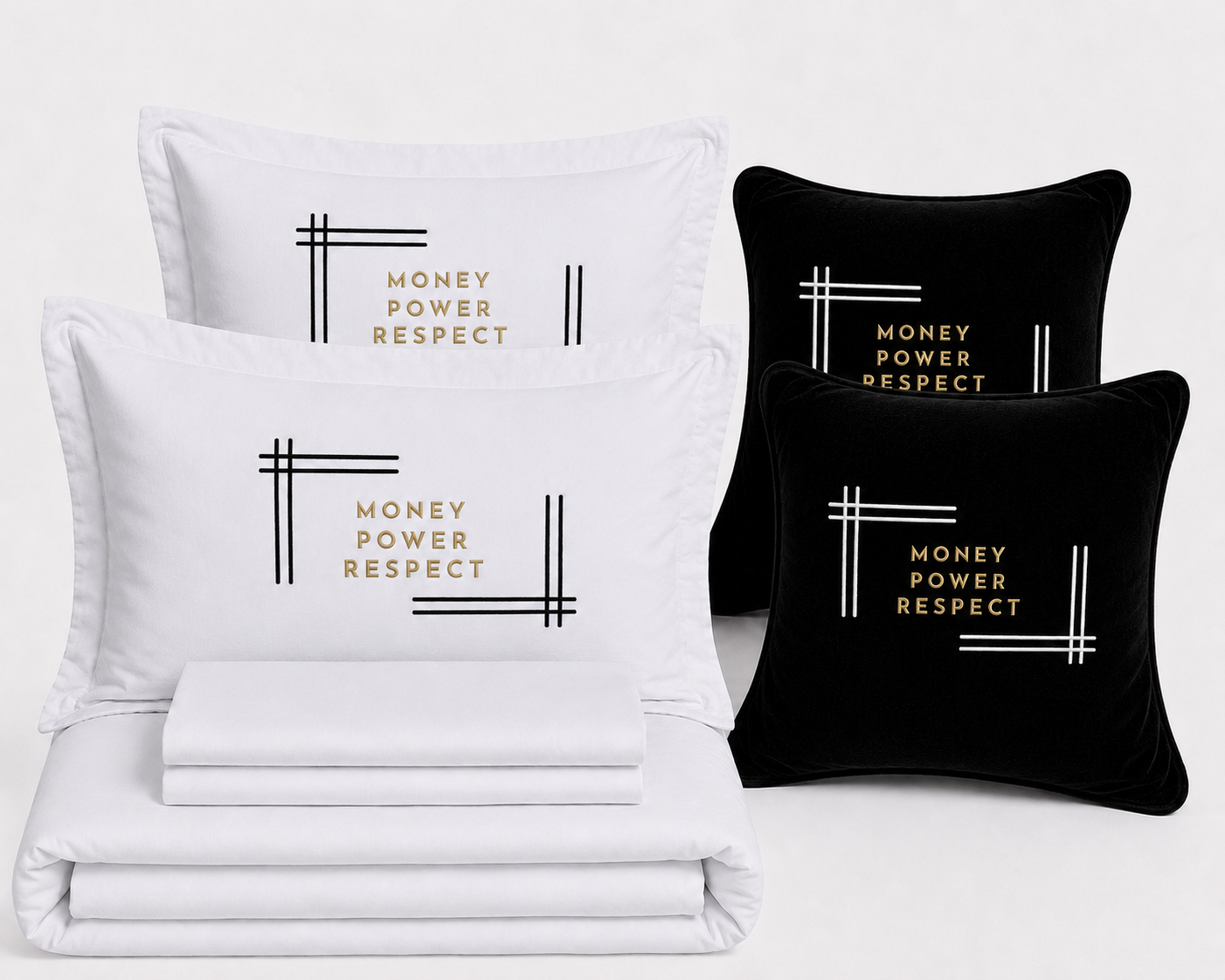 Money Power Respect Luxury Bedding Set