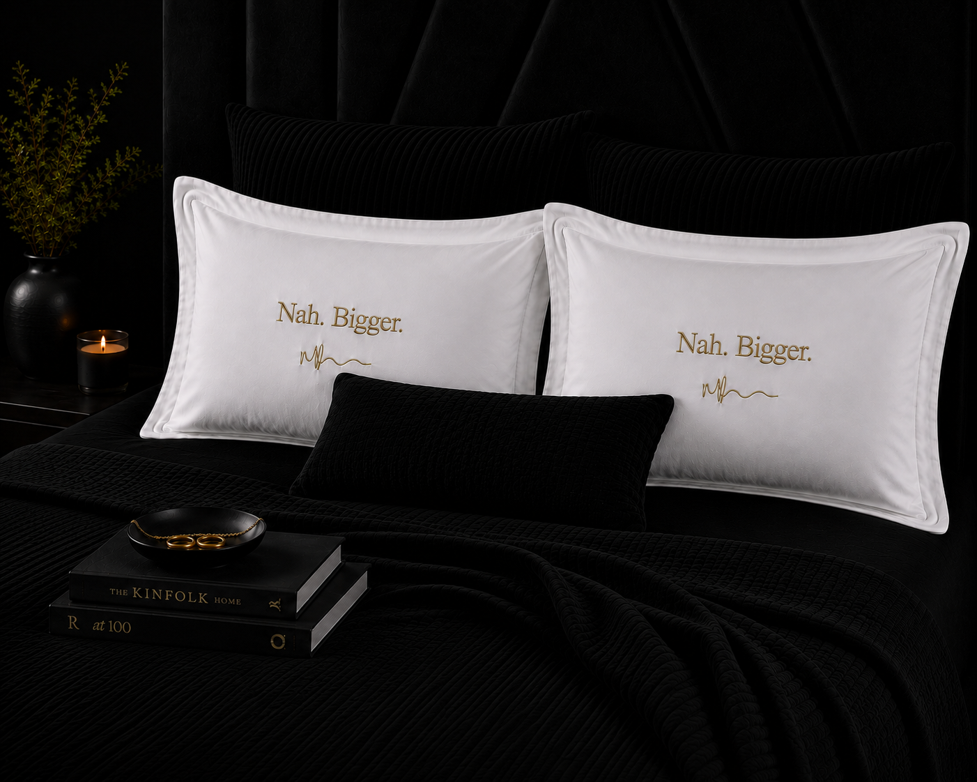 Nah. Bigger. pillowcase set new 