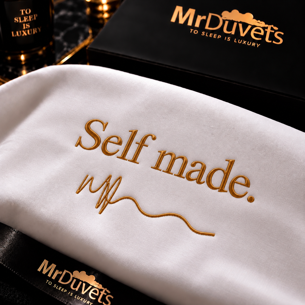 Self made pillowcase set Close up 