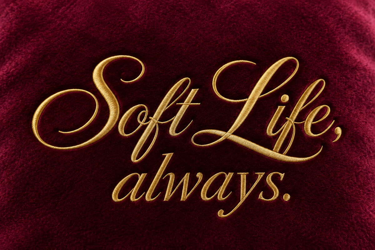 Soft Life Always Signature Mini Velvet Cushion close